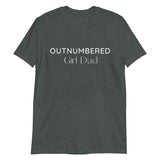 Outnumbered Girl Dad Short-Sleeve Unisex T-Shirt