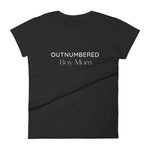 Outnumbered Boy Mom Women's short sleeve t-shirt