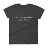 Outnumbered Boy Mom Women's short sleeve t-shirt