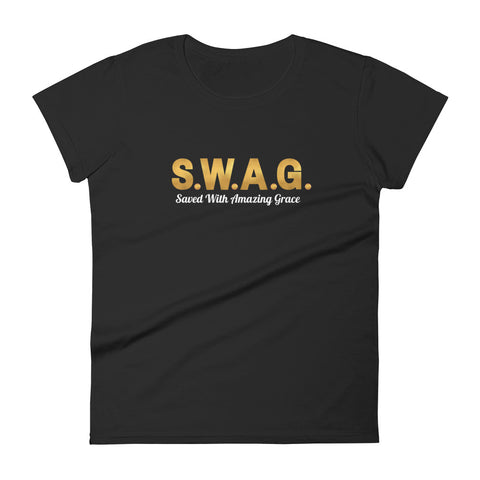 S.W.A.G. (gold) Women's short sleeve t-shirt