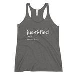 Justified Women's Racerback Tank